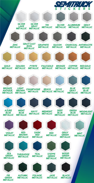 TACLA Number Decal Sticker Lettering, (Pair)