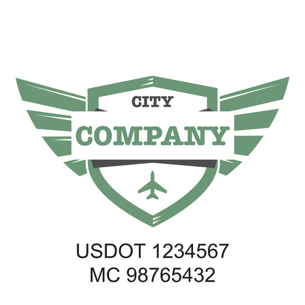 Militar company name Truck decal
