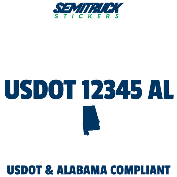 alabama usdot sticker