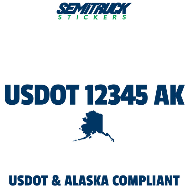 alaska usdot sticker