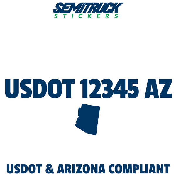 usdot sticker arizona