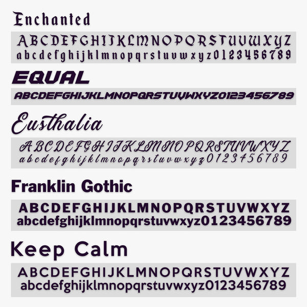 Vertical Custom Truck Number Decal Sticker Lettering Calcomanias (Set of 2)