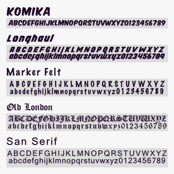 US DOT & MC Number Horizontal Truck Decal Sticker Lettering, (Pair)