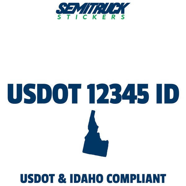 usdot sticker idaho