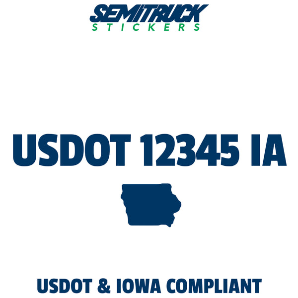 usdot sticker iowa