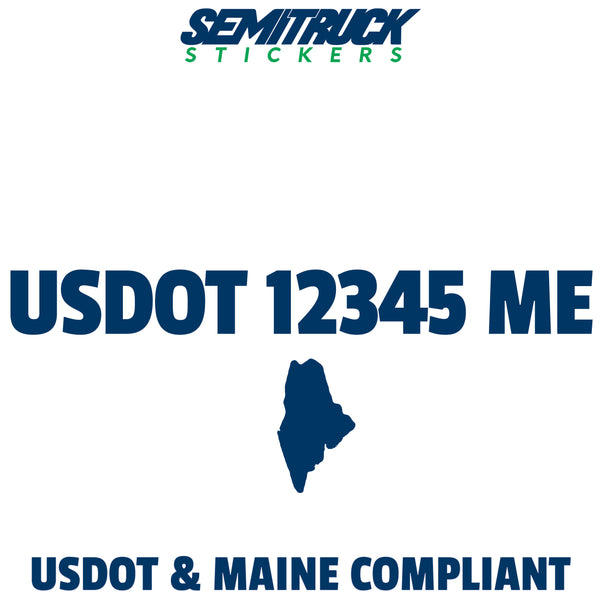 usdot sticker maine