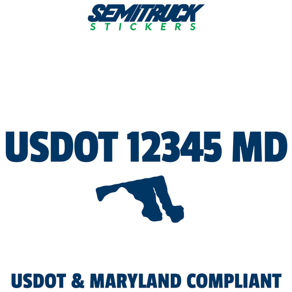 usdot sticker maryland