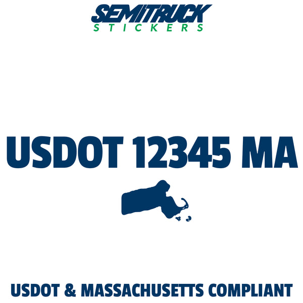 usdot sticker Massachusetts
