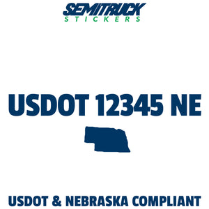 usdot sticker Nebraska