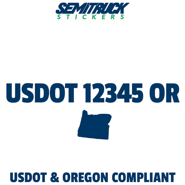 usdot sticker oregon