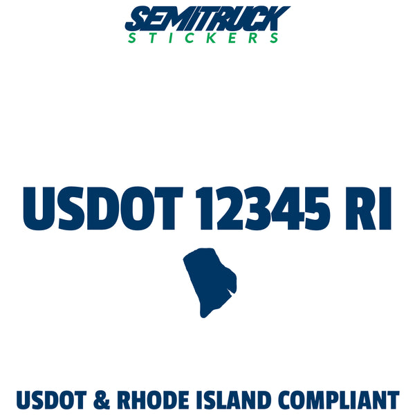 usdot sticker Rhode Island