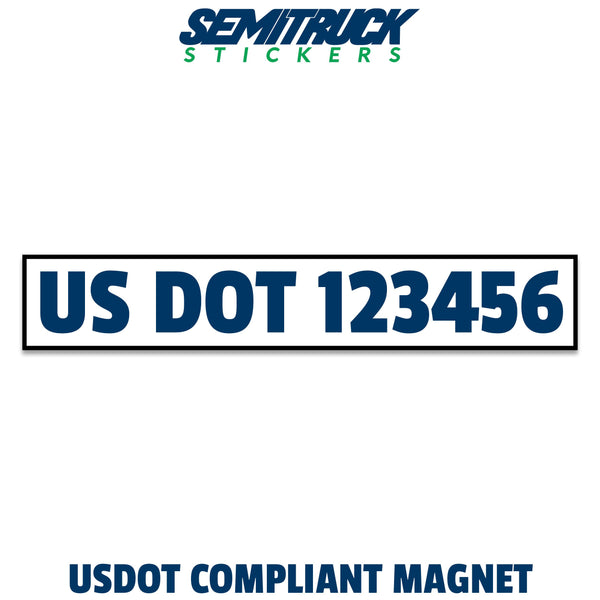 usdot magnetic sign