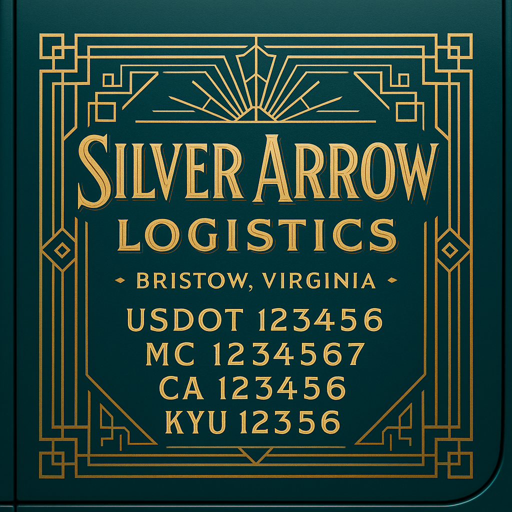 Custom Truck Door Lettering Sign Decal Sticker For Trucking, Businesses with City, State and USDOT, MC, GVW Truck Sign (2-Pack)