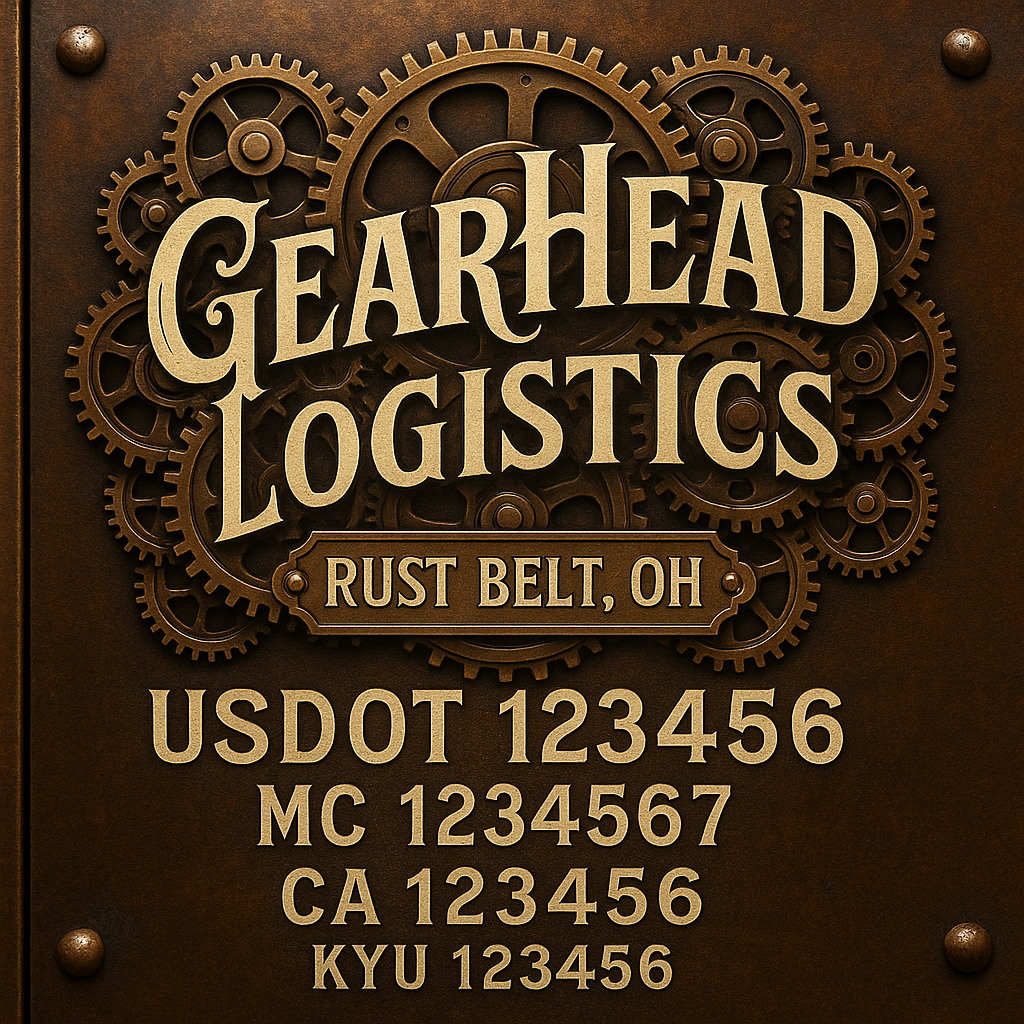 Custom Truck Door Lettering Sign Decal Sticker For Trucking, Businesses with City, State and USDOT, MC, GVW Truck Sign (2-Pack)
