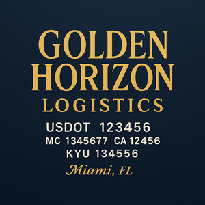 Custom Truck Door Lettering Sign Decal Sticker For Trucking, Businesses with City, State and USDOT, MC, GVW Truck Sign (2-Pack)