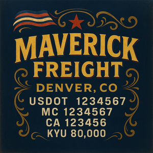 Custom Truck Door Lettering Sign Decal Sticker For Trucking, Businesses with City, State and USDOT, MC, GVW Truck Sign (2-Pack)