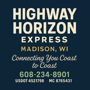 Custom Truck Door Lettering Sign Decal Sticker For Trucking, Businesses with City, State and USDOT, MC, GVW Truck Sign (2-Pack)