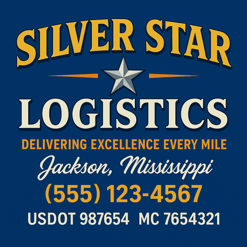 Custom Truck Door Lettering Sign Decal Sticker For Trucking, Businesses with City, State and USDOT, MC, GVW Truck Sign (2-Pack)