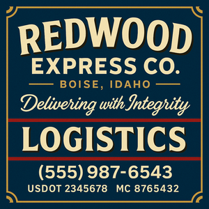 Custom Truck Door Lettering Sign Decal Sticker For Trucking, Businesses with City, State and USDOT, MC, GVW Truck Sign (2-Pack)