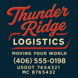 Custom Truck Door Lettering Sign Decal Sticker For Trucking, Businesses with City, State and USDOT, MC, GVW Truck Sign (2-Pack)