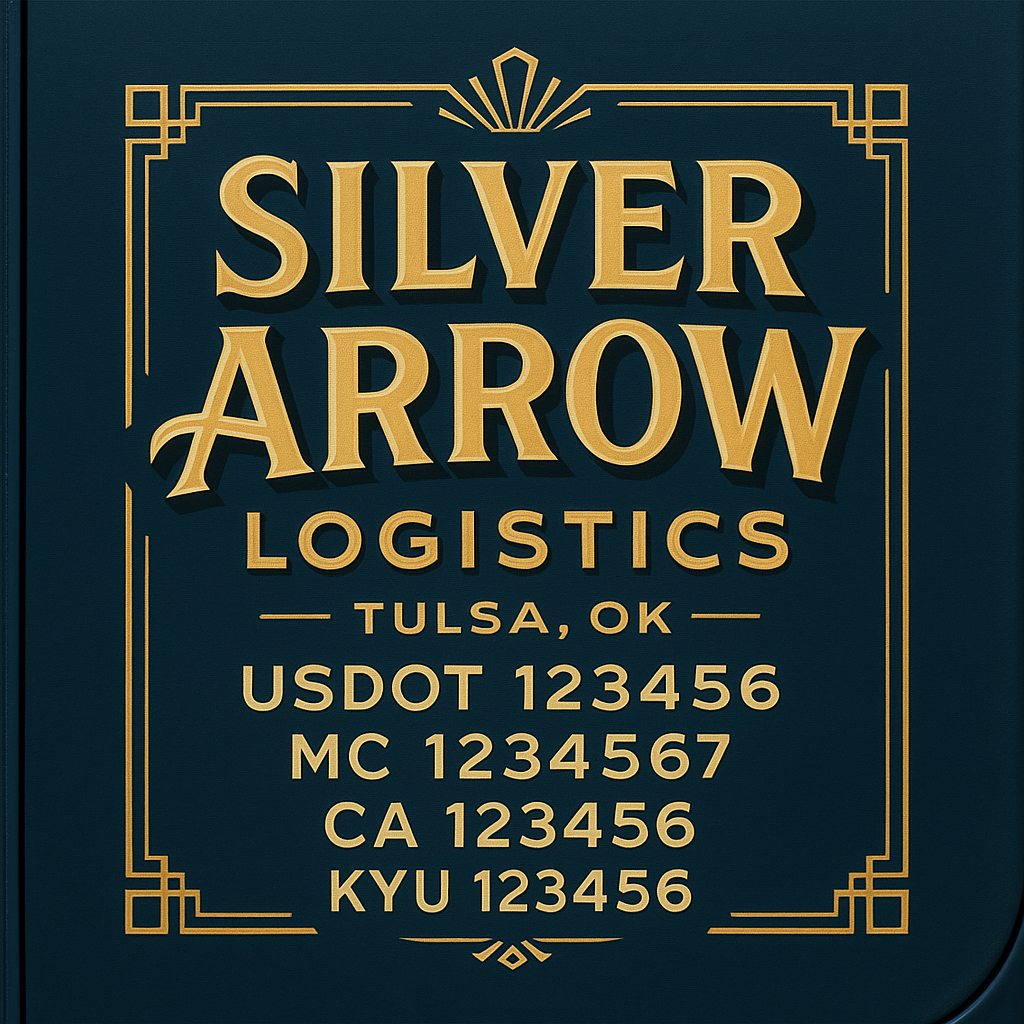Custom Truck Door Lettering Sign Decal Sticker For Trucking, Businesses with City, State and USDOT, MC, GVW Truck Sign (2-Pack)