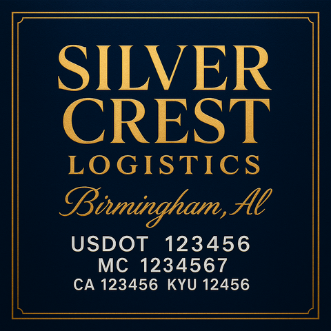 Custom Truck Door Lettering Sign Decal Sticker For Trucking, Businesses with City, State and USDOT, MC, GVW Truck Sign (2-Pack)