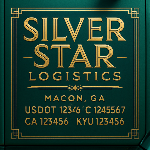 Custom Truck Door Lettering Sign Decal Sticker For Trucking, Businesses with City, State and USDOT, MC, GVW Truck Sign (2-Pack)