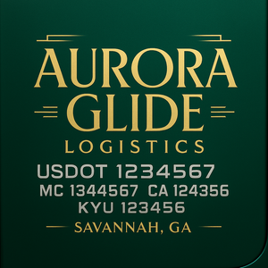 Custom Truck Door Lettering Sign Decal Sticker For Trucking, Businesses with City, State and USDOT, MC, GVW Truck Sign (2-Pack)