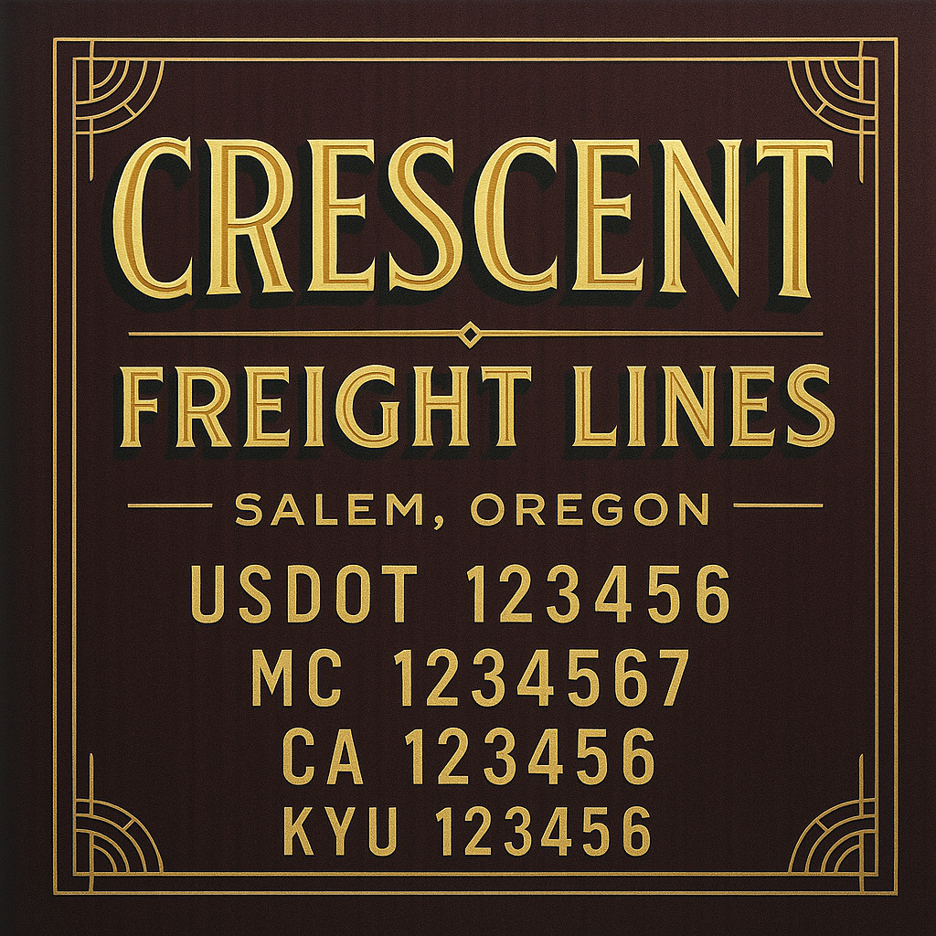 Custom Truck Door Lettering Sign Decal Sticker For Trucking, Businesses with City, State and USDOT, MC, GVW Truck Sign (2-Pack)