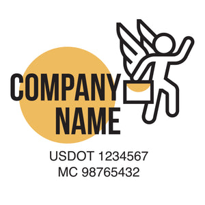 Company name truck decal