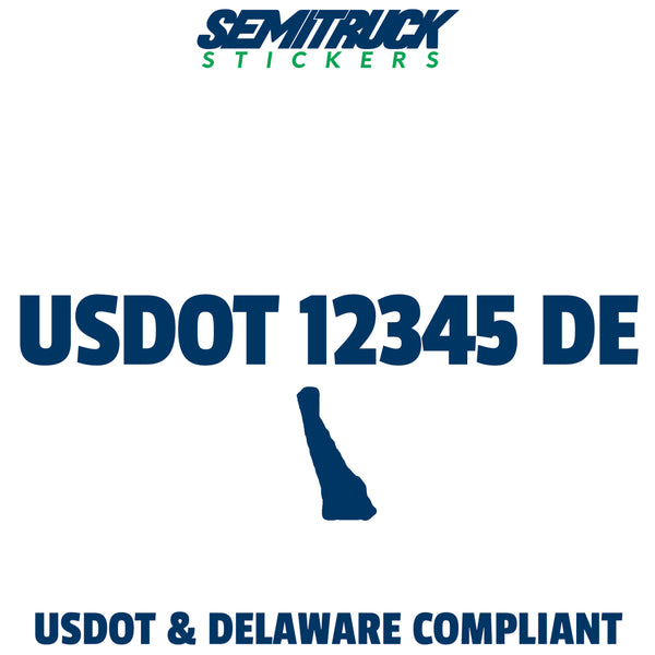 usdot sticker Delaware