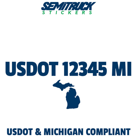 usdot sticker Michigan