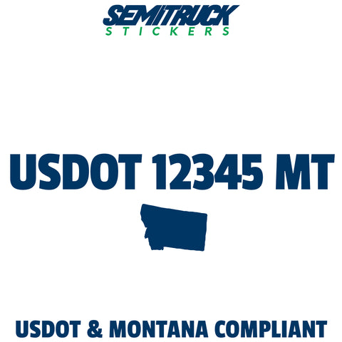 usdot sticker Montana