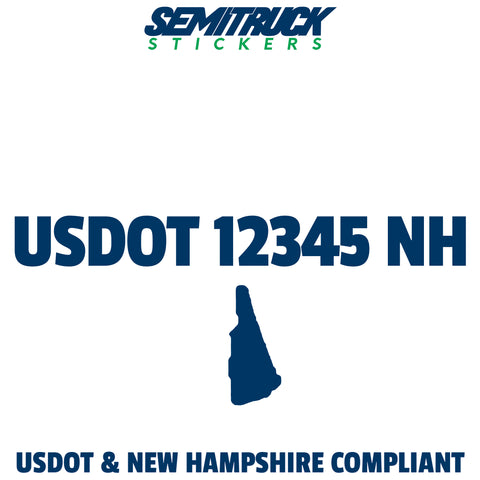 usdot sticker New Hampshire
