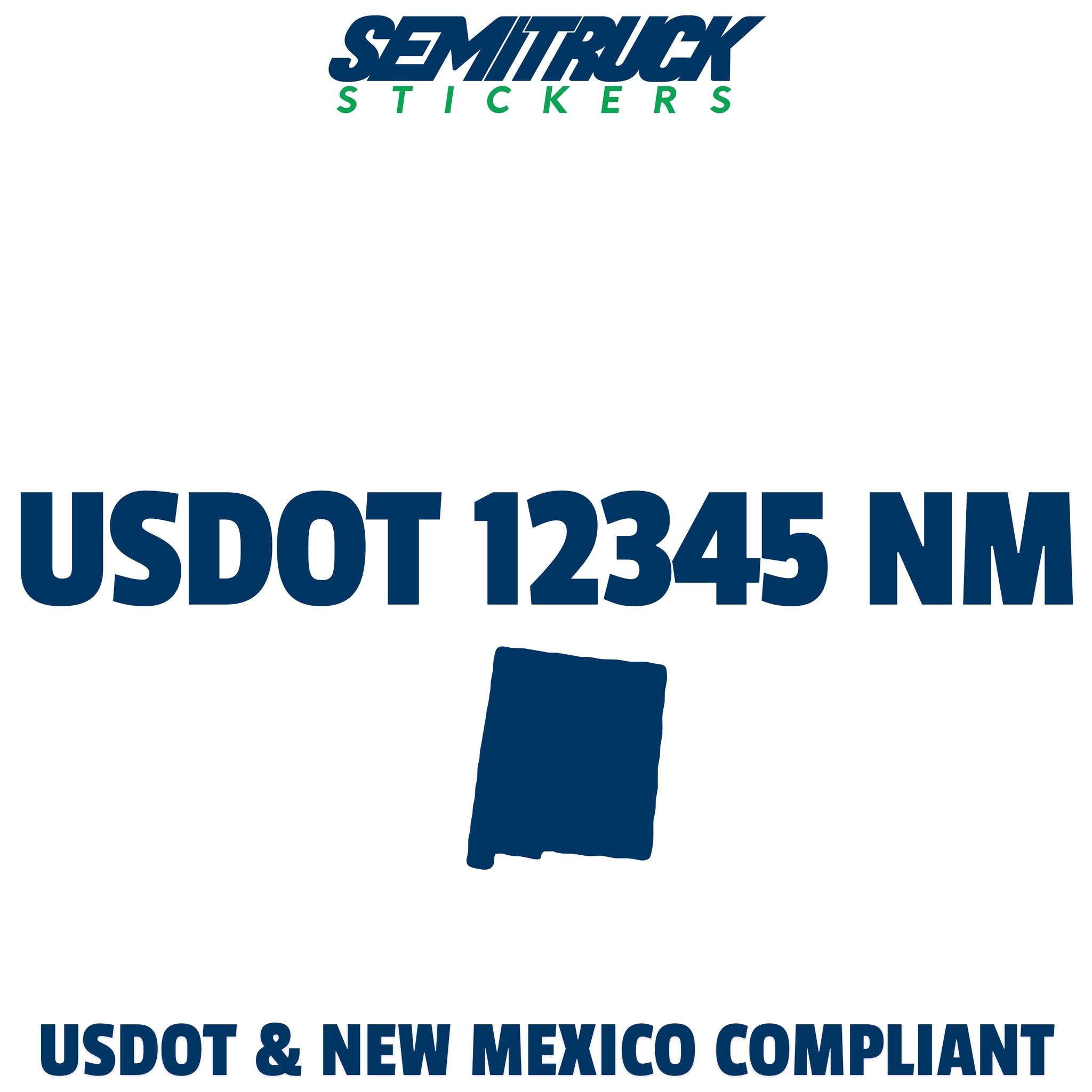 usdot sticker new mexico