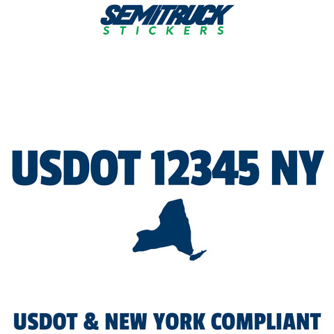 usdot sticker new york