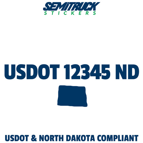 usdot sticker north dakota