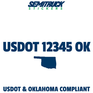 usdot sticker Oklahoma