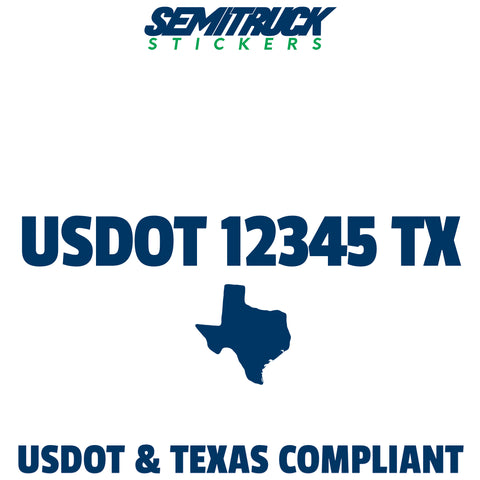 usdot sticker texas