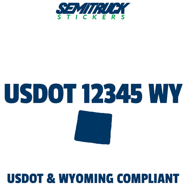 usdot sticker Wyoming